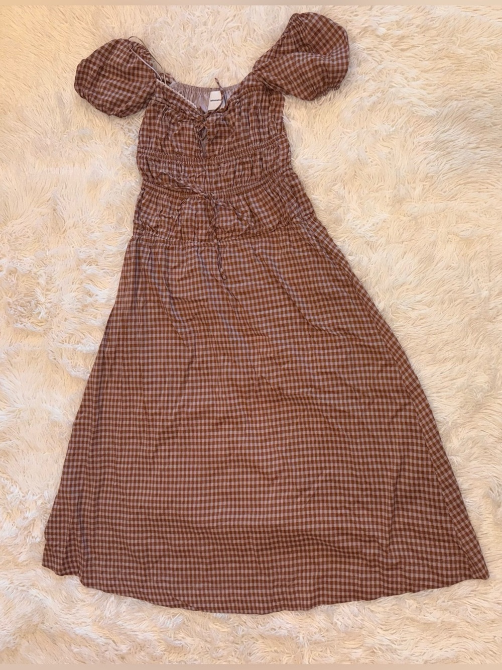 NEW Reformation Rhett Cotton Midi Dress sz 6 - Picture 3 of 7
